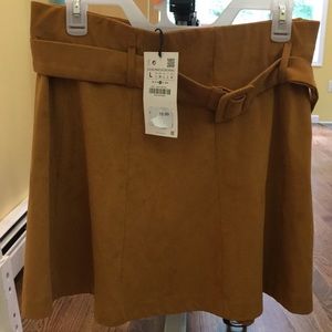 Zara mustard skirt